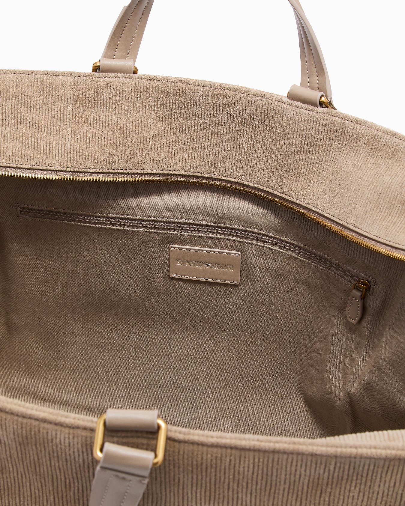 ASV oversized handbag in embossed suede Slide 3