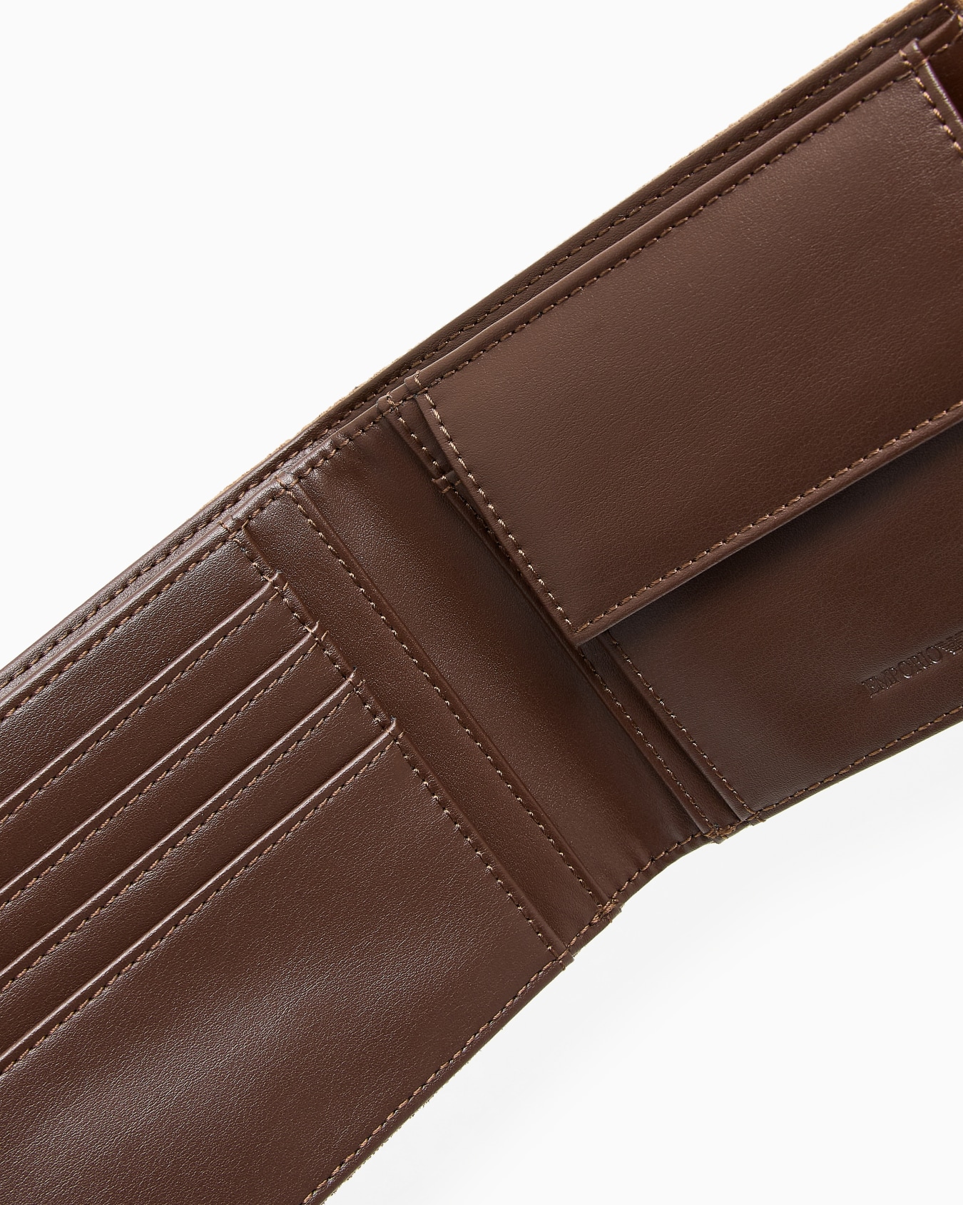 ASV embossed suede bifold wallet Slide 3