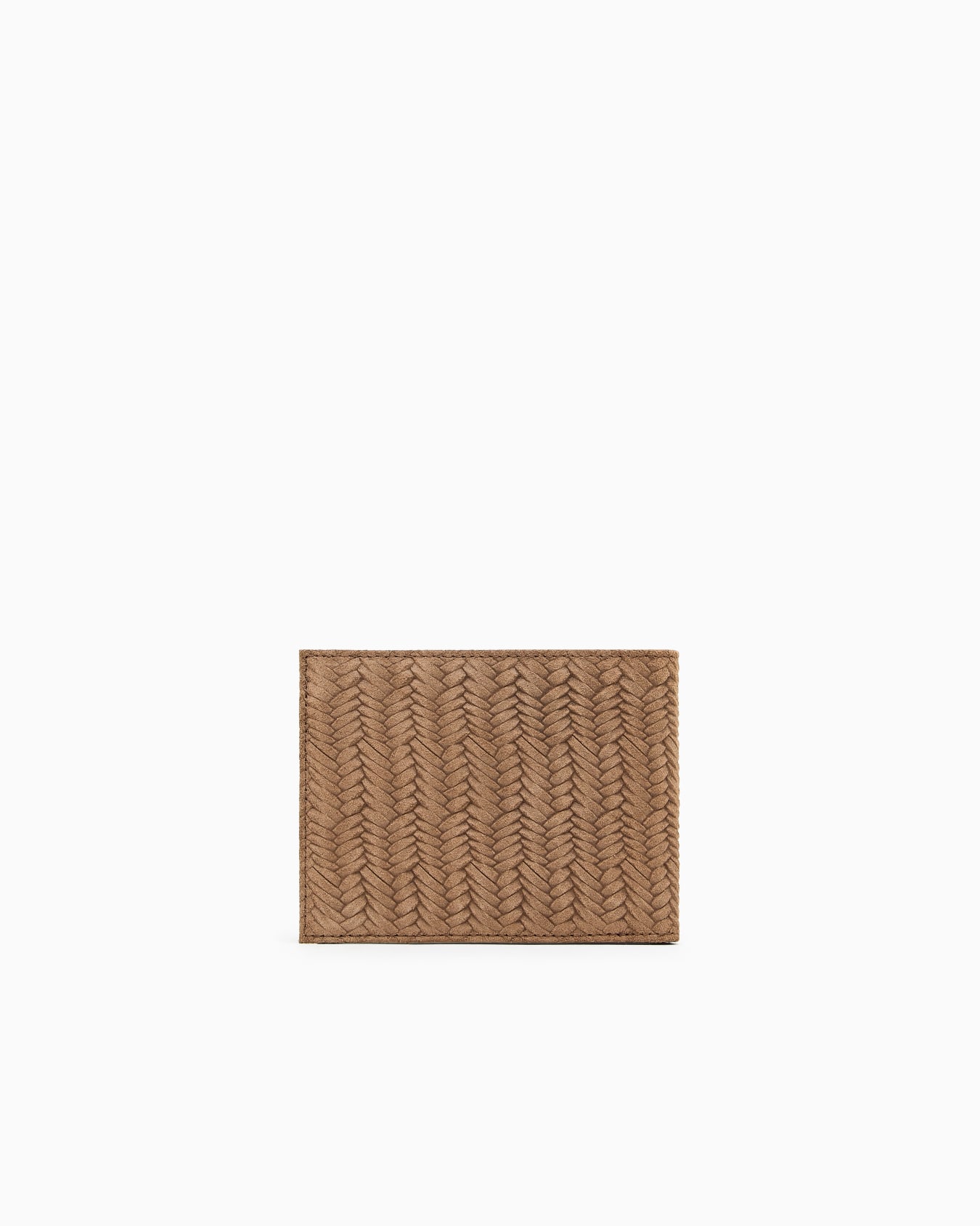 ASV embossed suede bifold wallet Slide 1