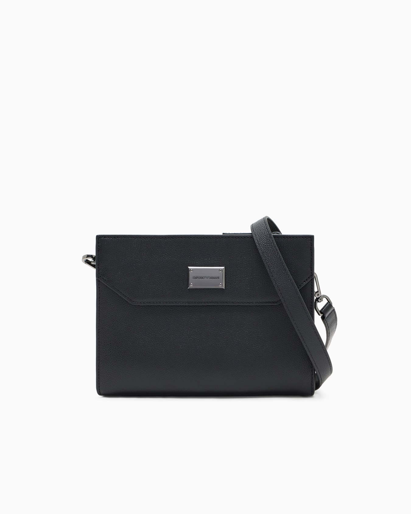 Bolso bandolera de piel abatanada Diapositiva 0