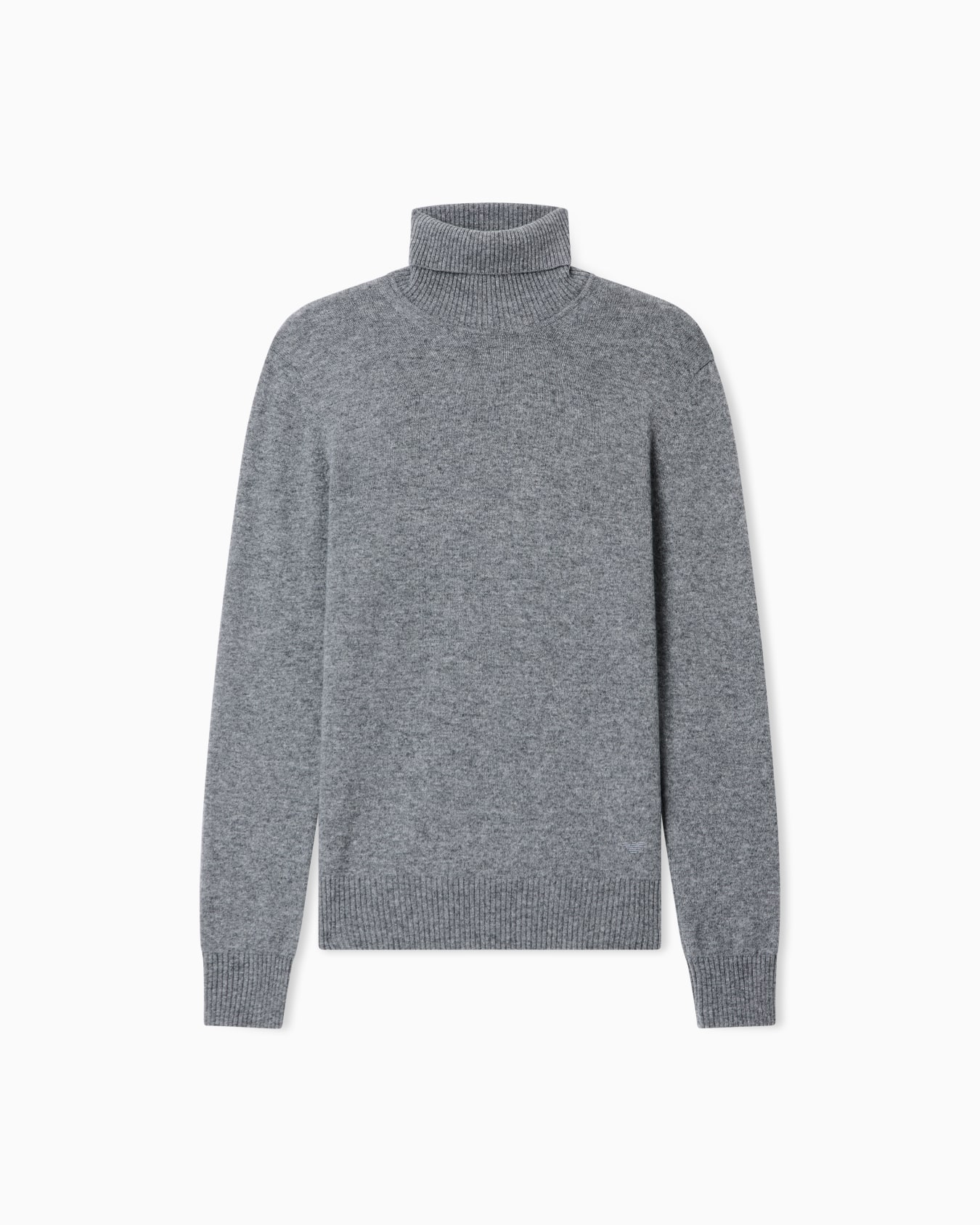 Plain-knit pure cashmere rollneck jumper Slide 0