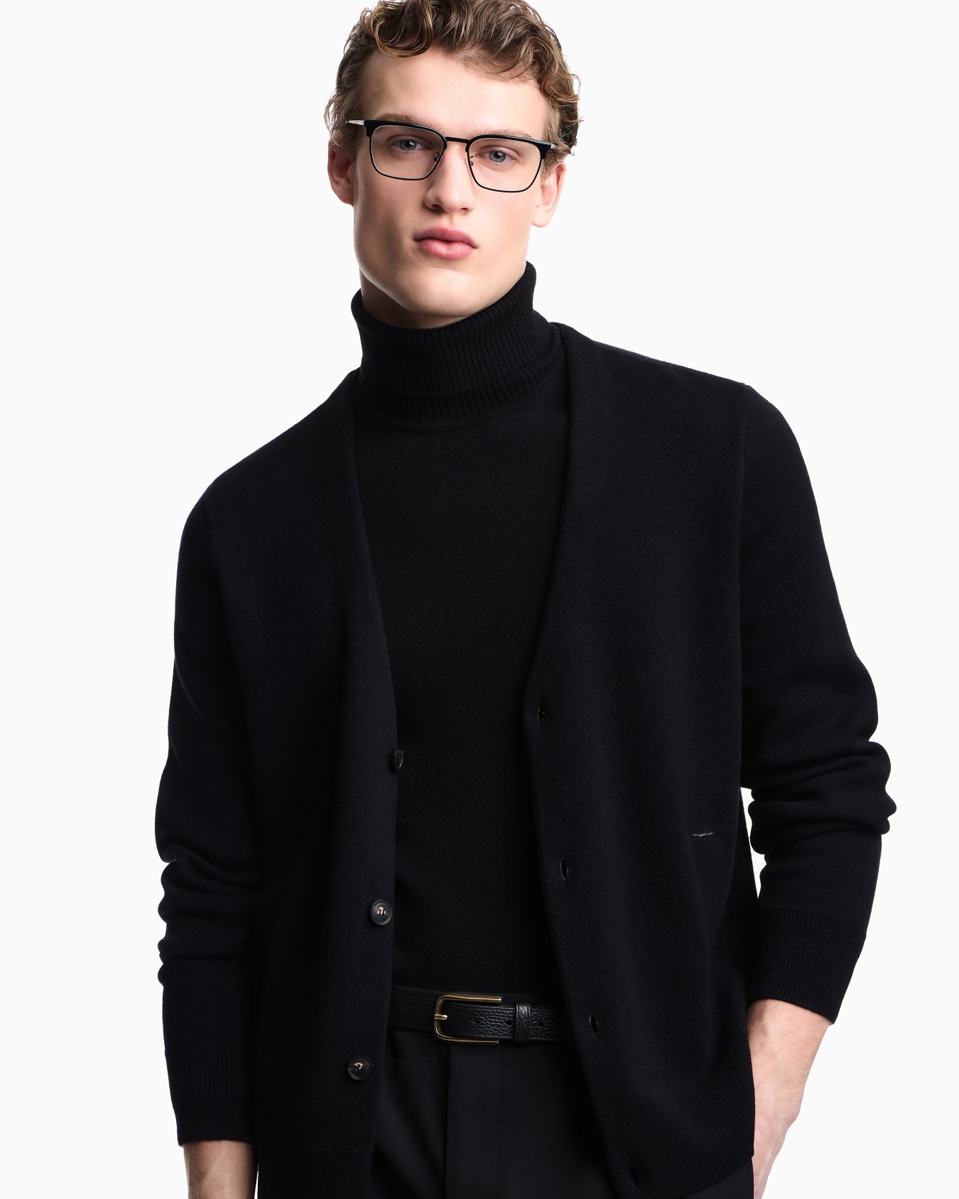 Plain-knit pure cashmere rollneck jumper Slide 4