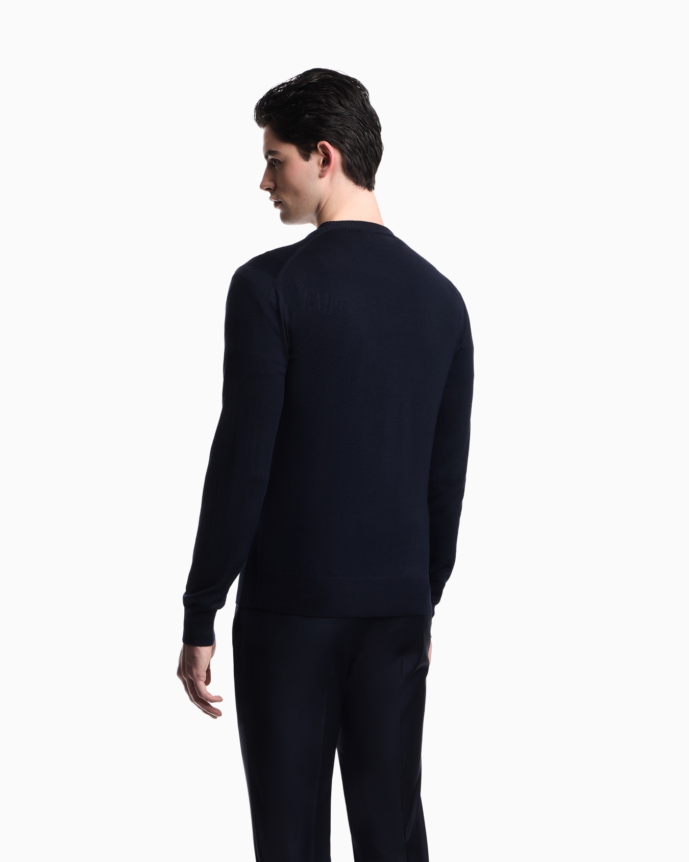 Pure virgin wool V-neck cardigan Slide 2