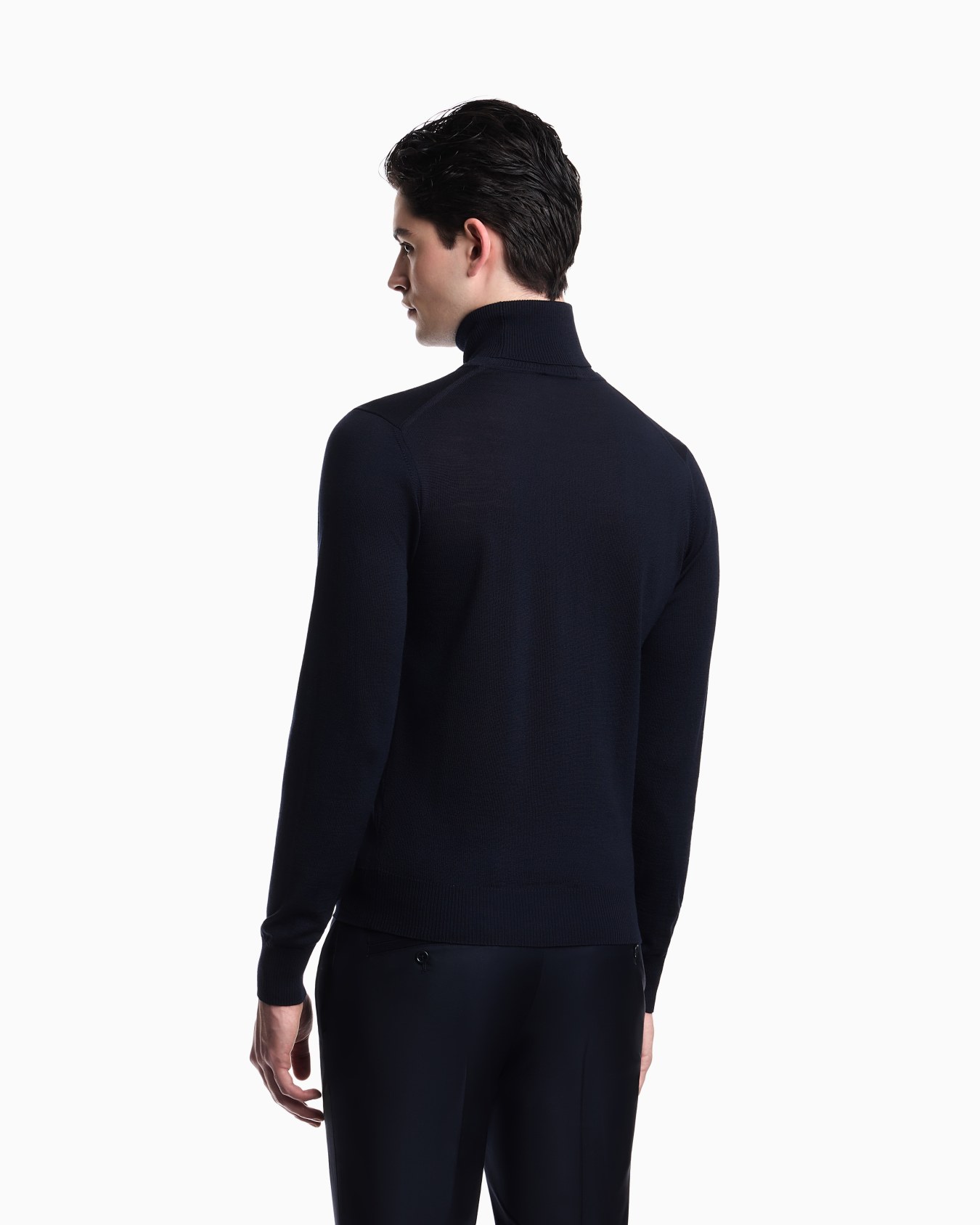 Pure virgin-wool rollneck jumper Slide 2