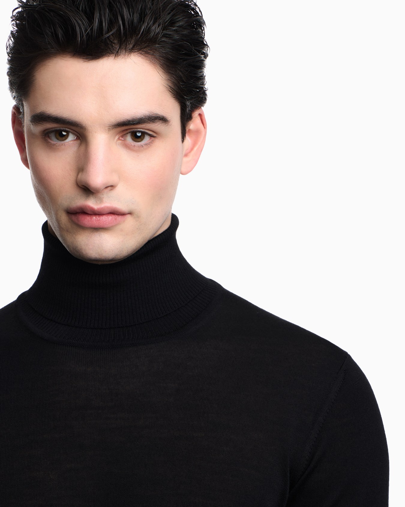 Pure virgin-wool rollneck jumper Slide 4