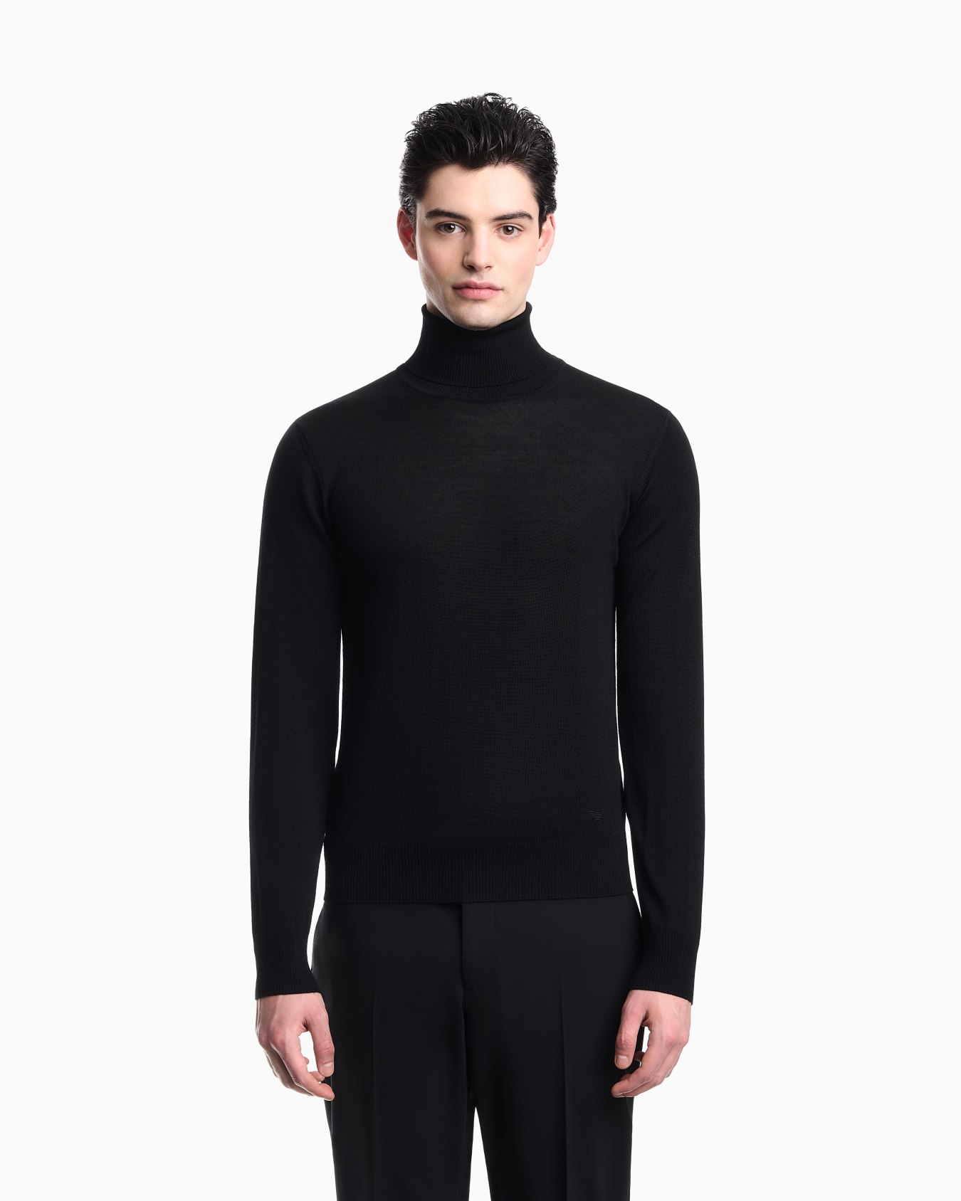 Pure virgin-wool rollneck jumper Slide 3