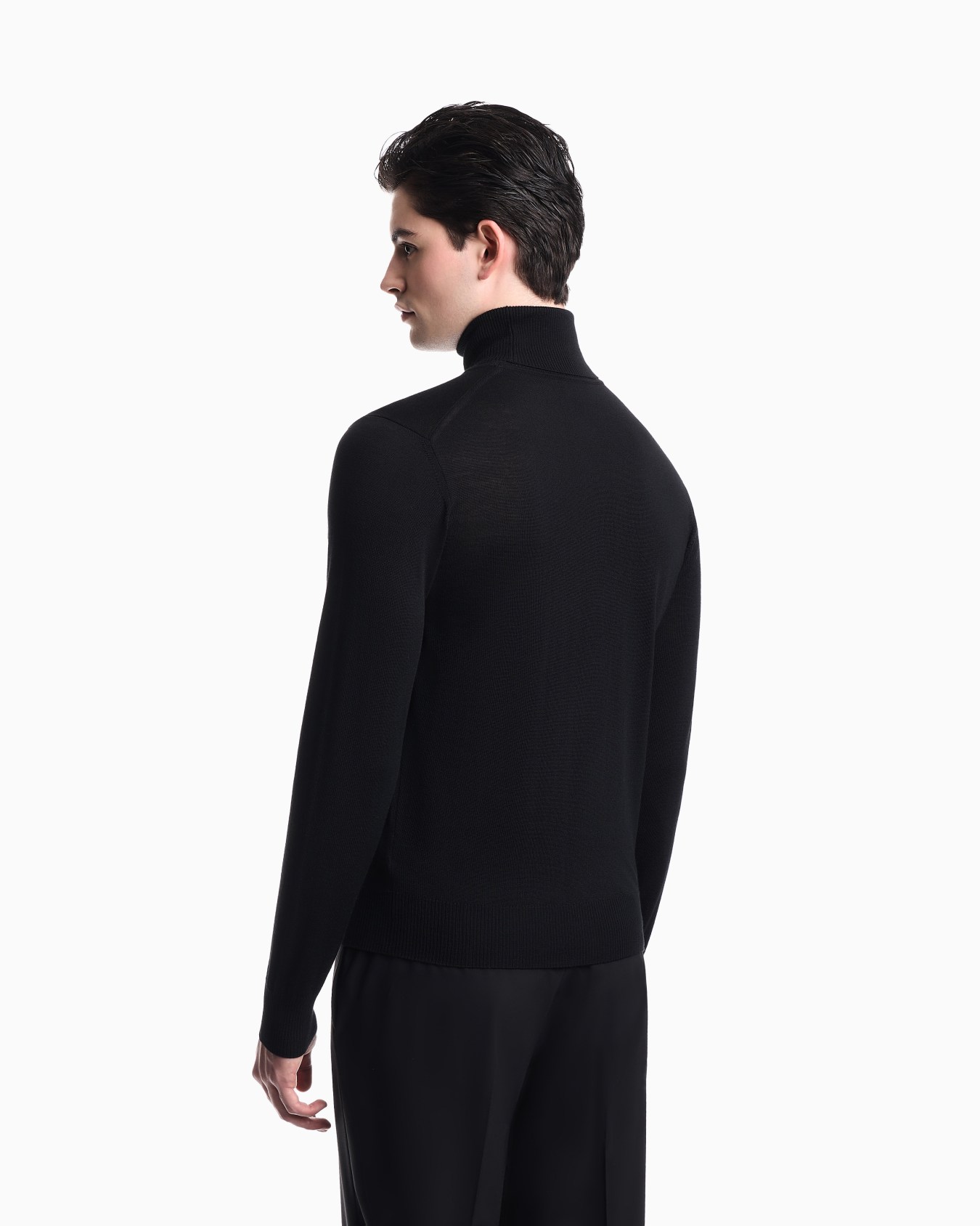 Pure virgin-wool rollneck jumper Slide 2