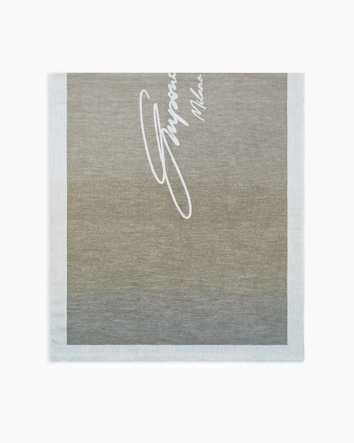 Stole with jacquard logo lettering Slide 0