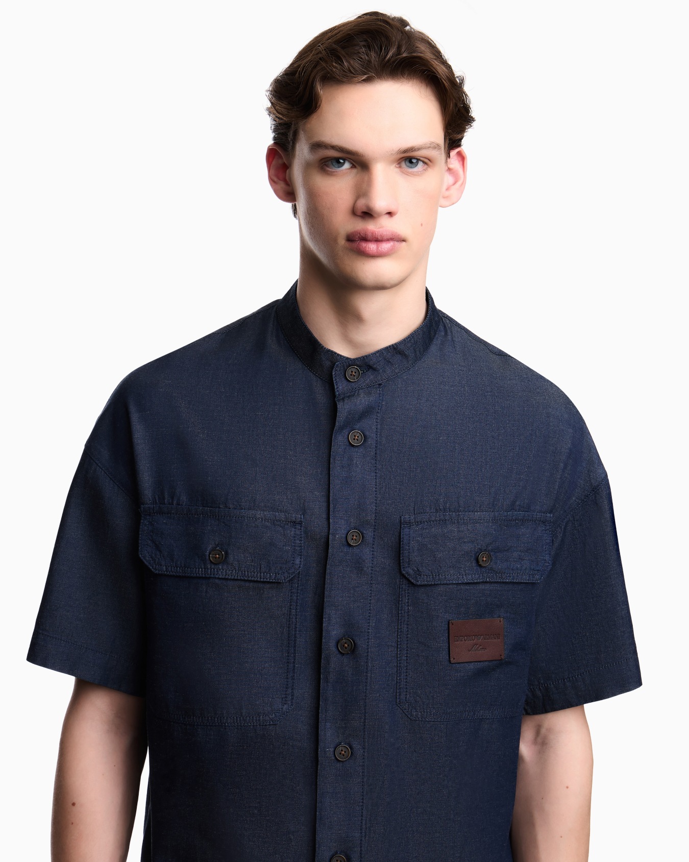 Denim Capsule Collection comfort-fit Lyocell-blend chambray shirt Slide 4