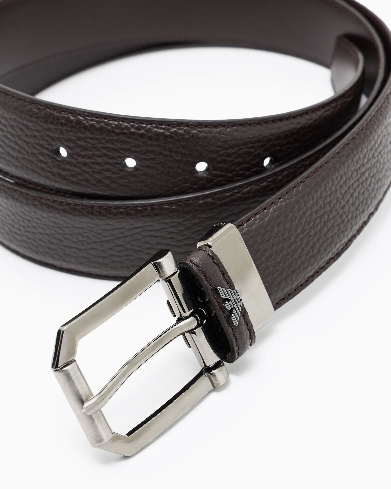 Bull leather belt Slide 1