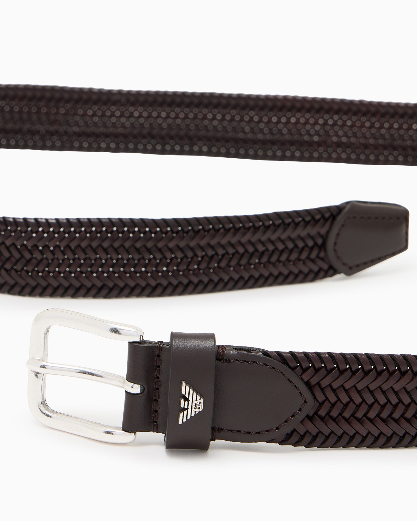 Woven-leather belt Slide 1