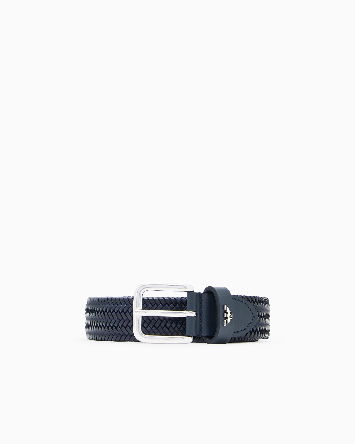 Woven-leather belt Slide 0