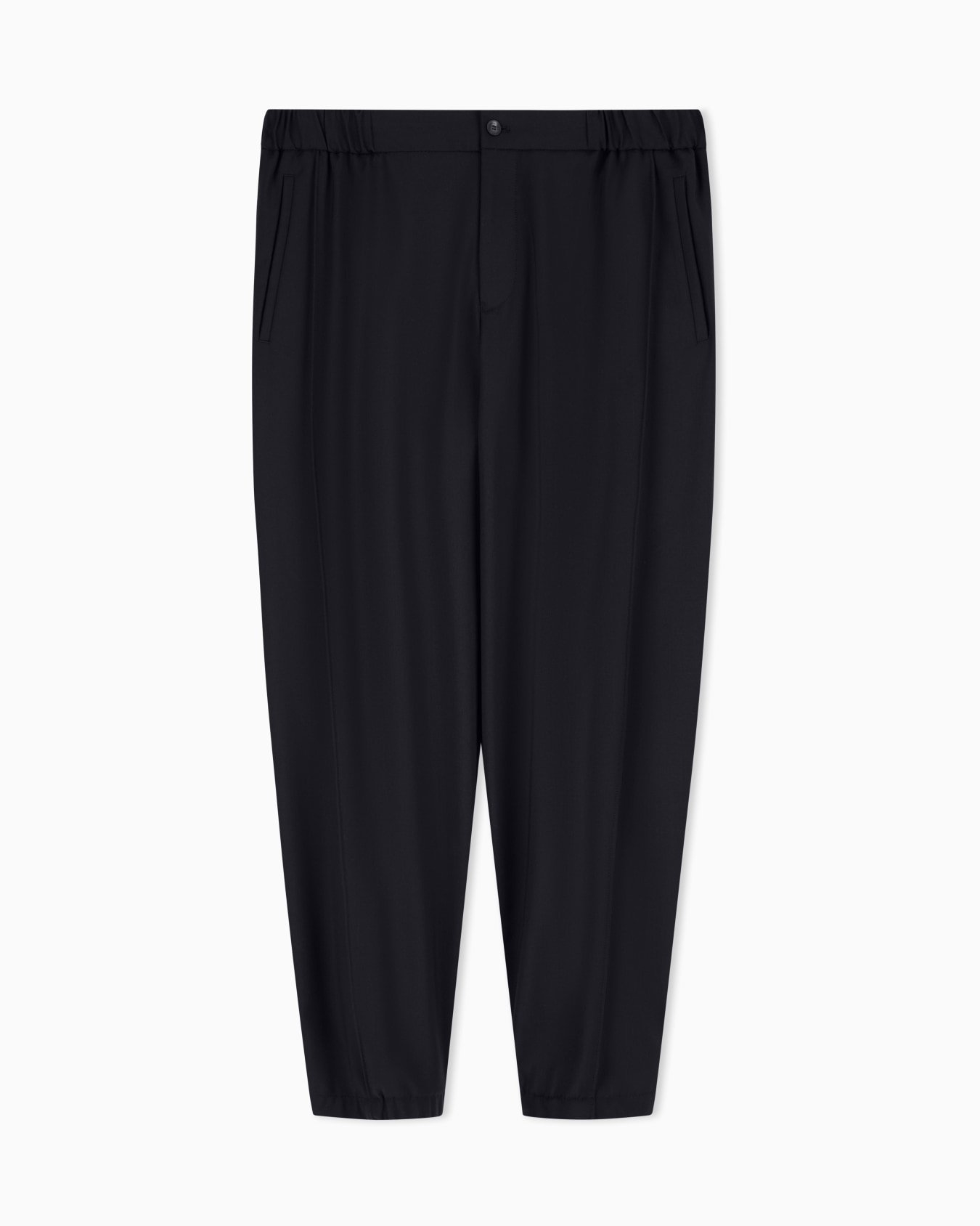 Tropical light wool canvas trousers Slide 0