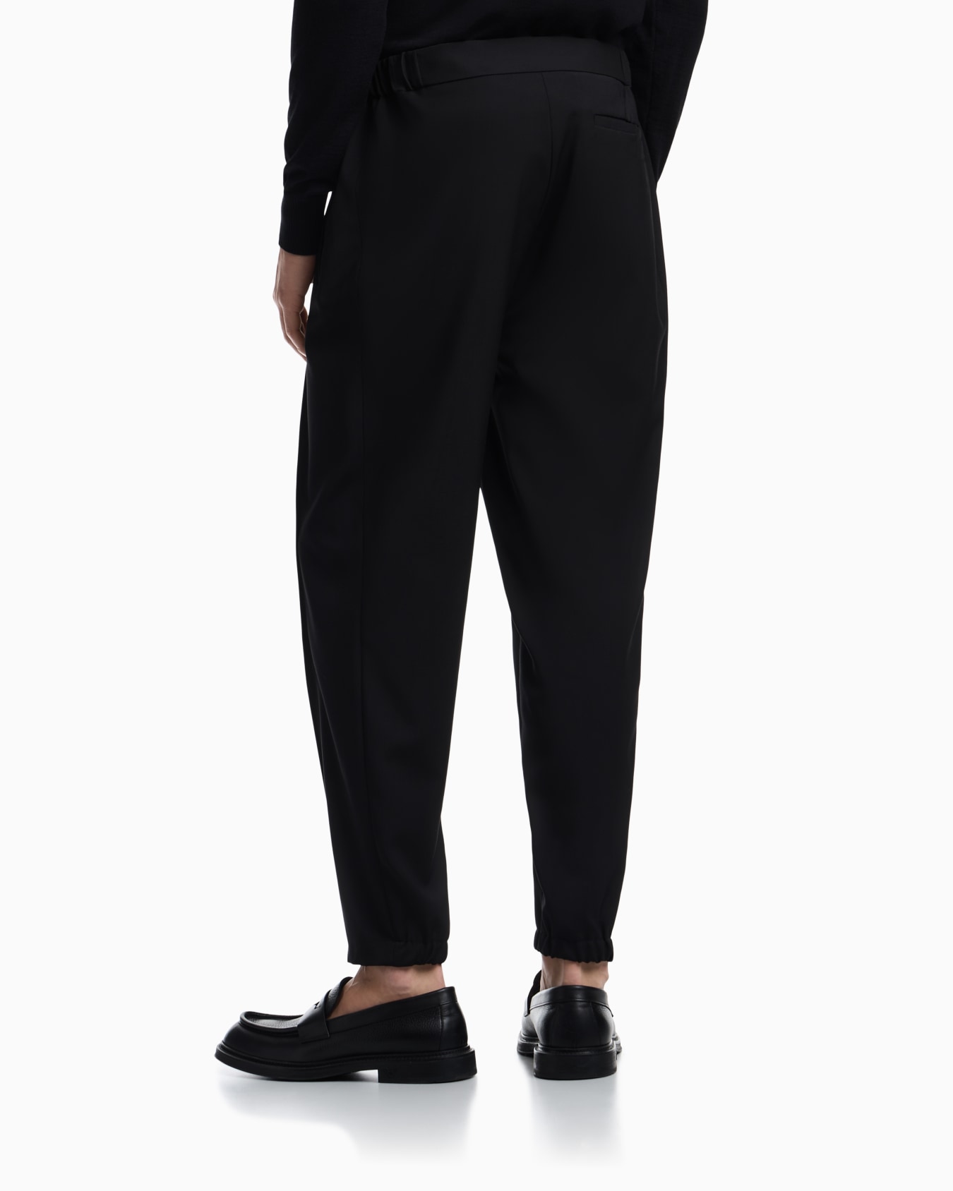 Tropical light wool canvas trousers Slide 3