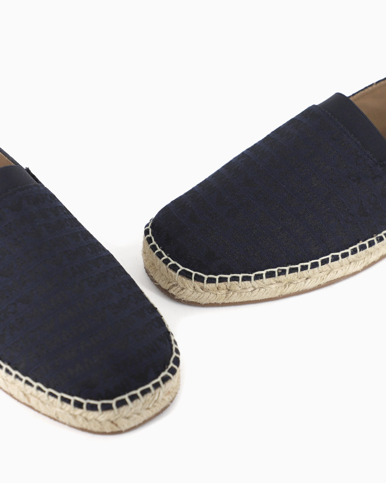 Espadrilles en tissu jacquard avec inscription logo all over Diapositive 4