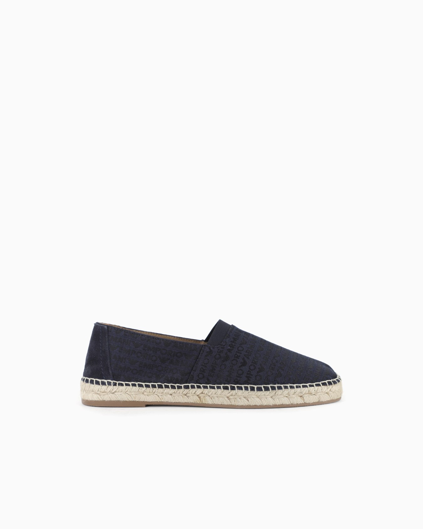 Jacquard espadrilles with all-over logo lettering Slide 0