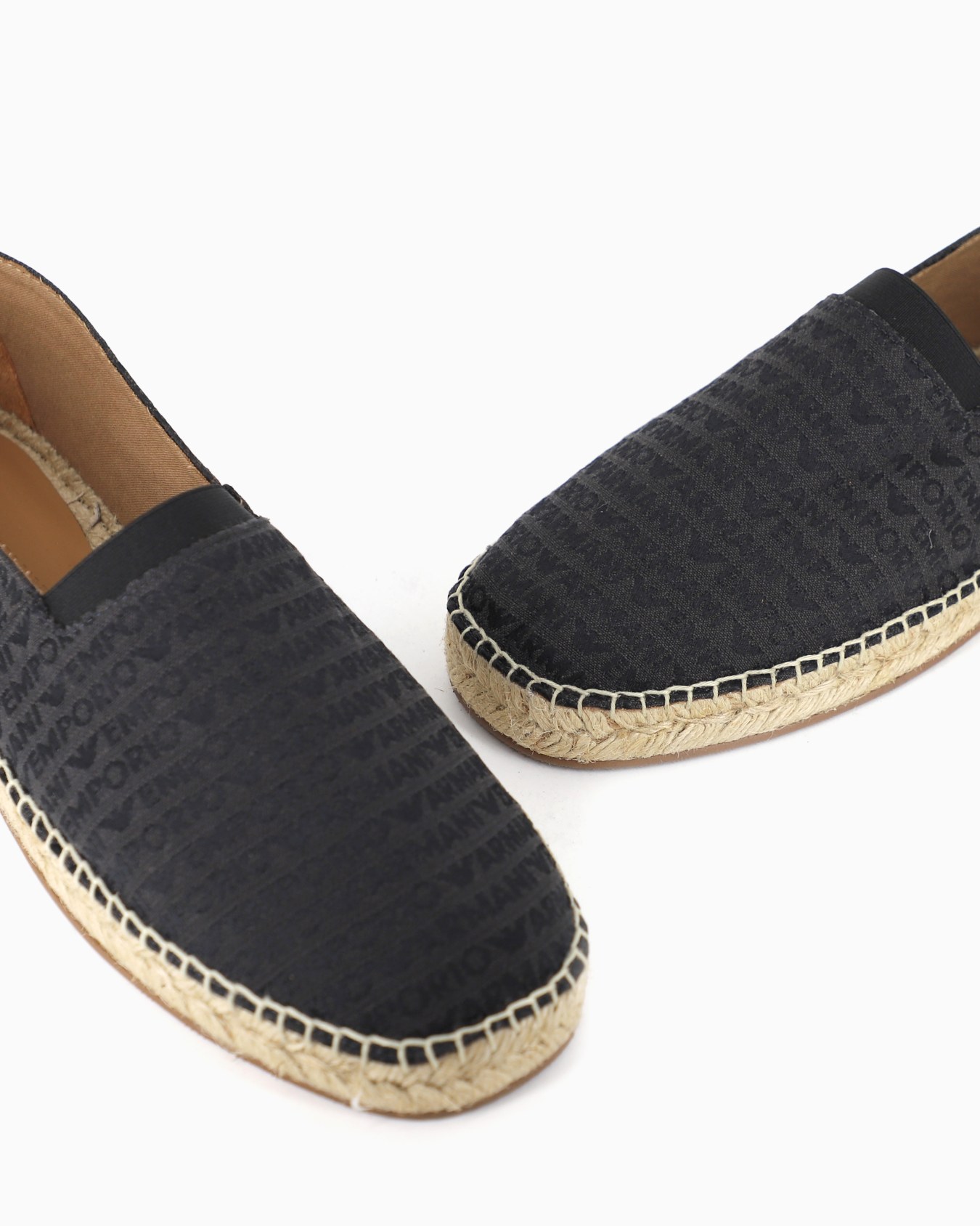 Jacquard espadrilles with all-over logo lettering Slide 4
