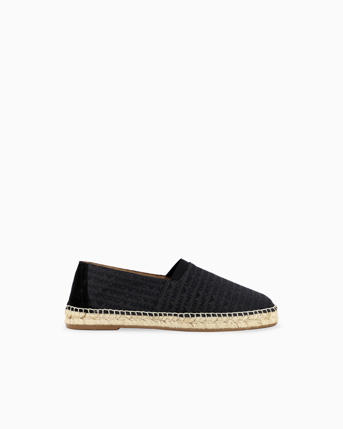 Jacquard espadrilles with all-over logo lettering Slide 0