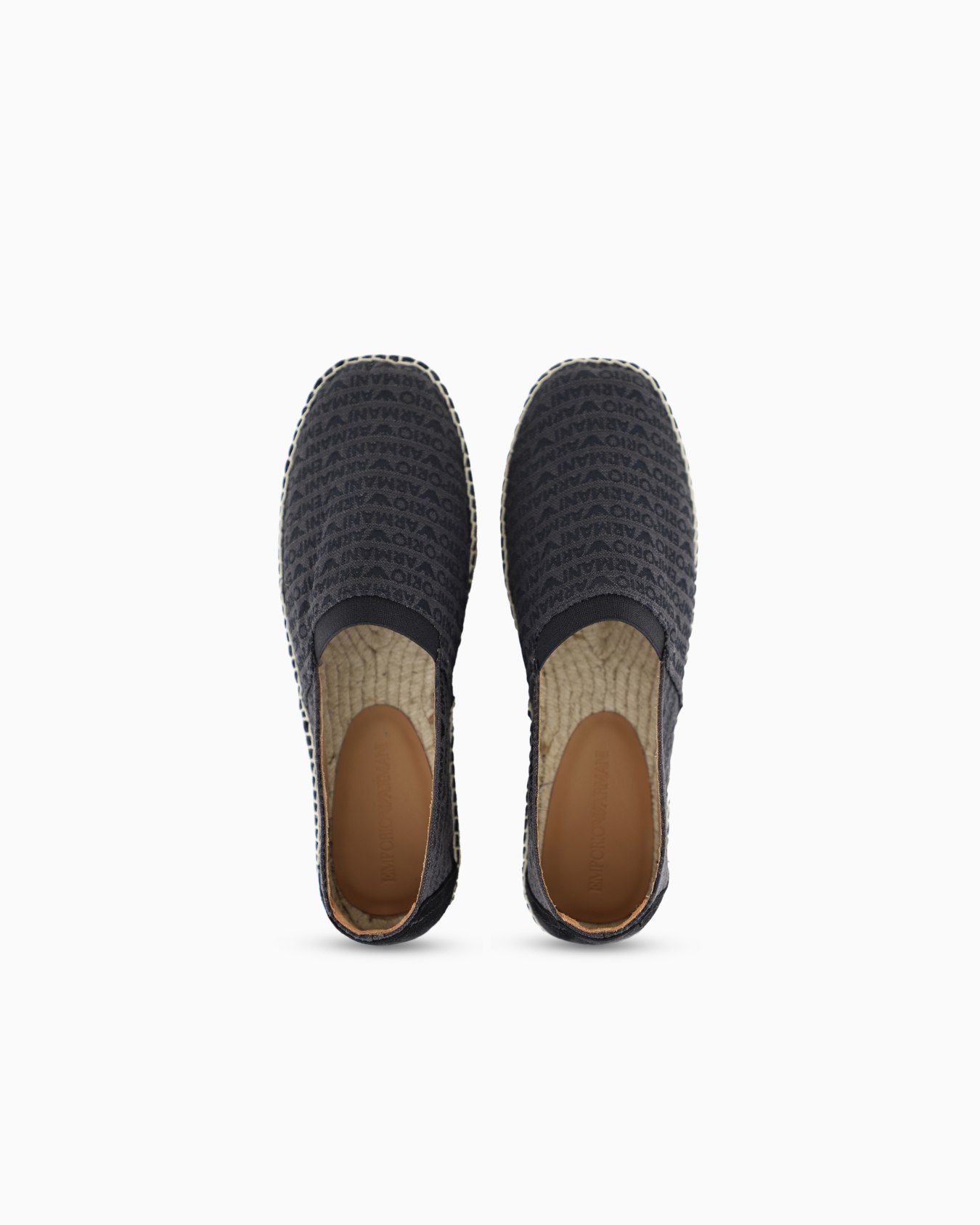 Jacquard espadrilles with all-over logo lettering Slide 2