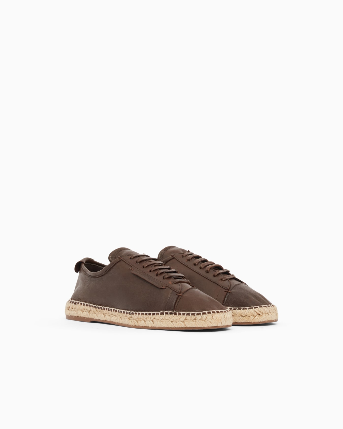 Icon supple nappa-leather lace-up espadrilles Slide 1
