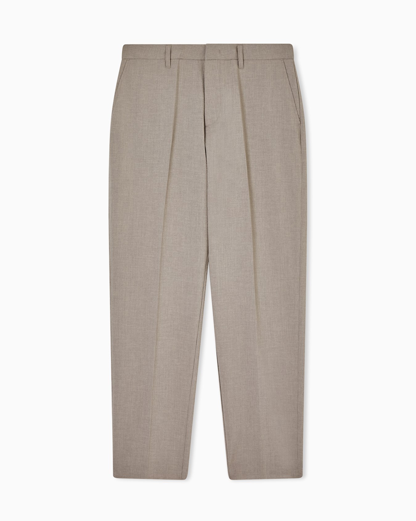 Polyester seersucker trousers Slide 0
