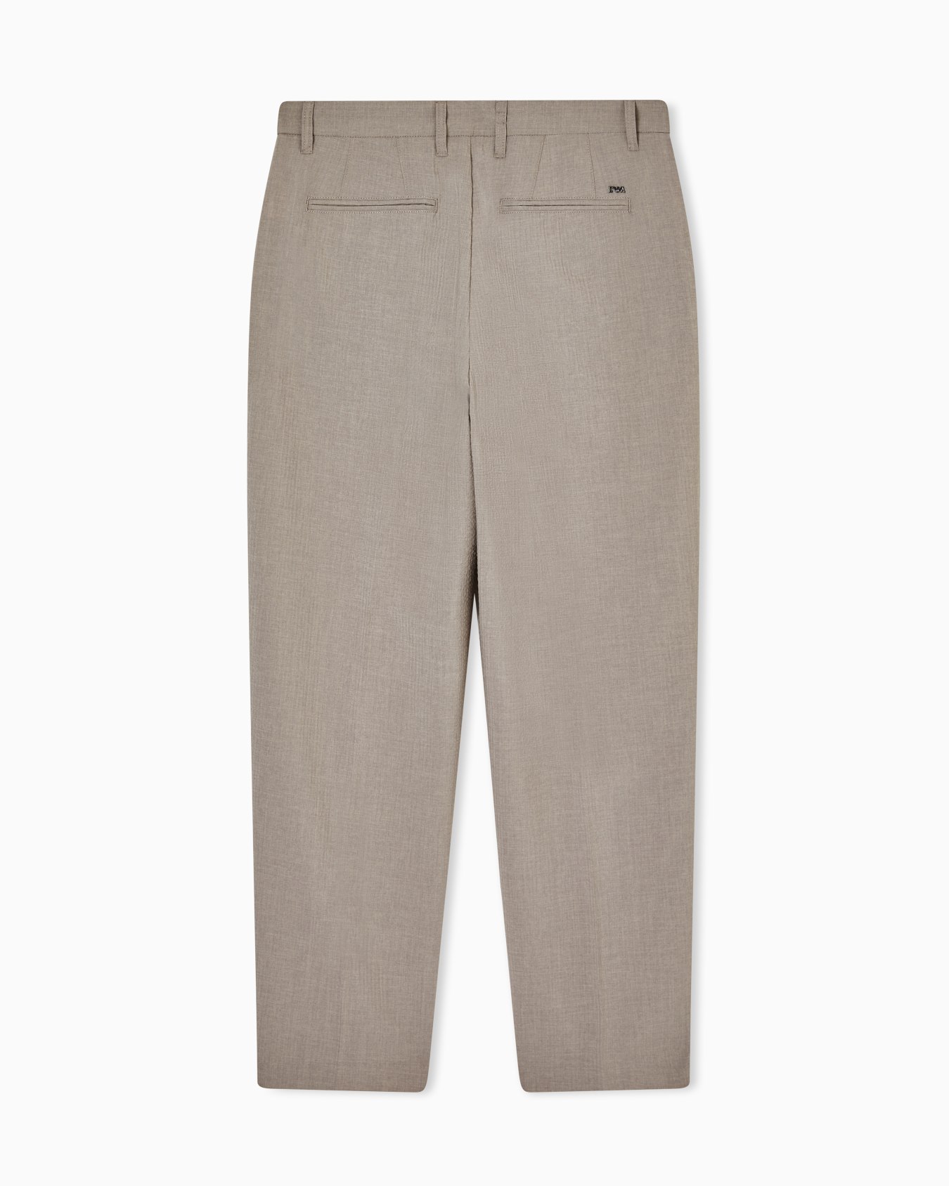 Polyester seersucker trousers Slide 3