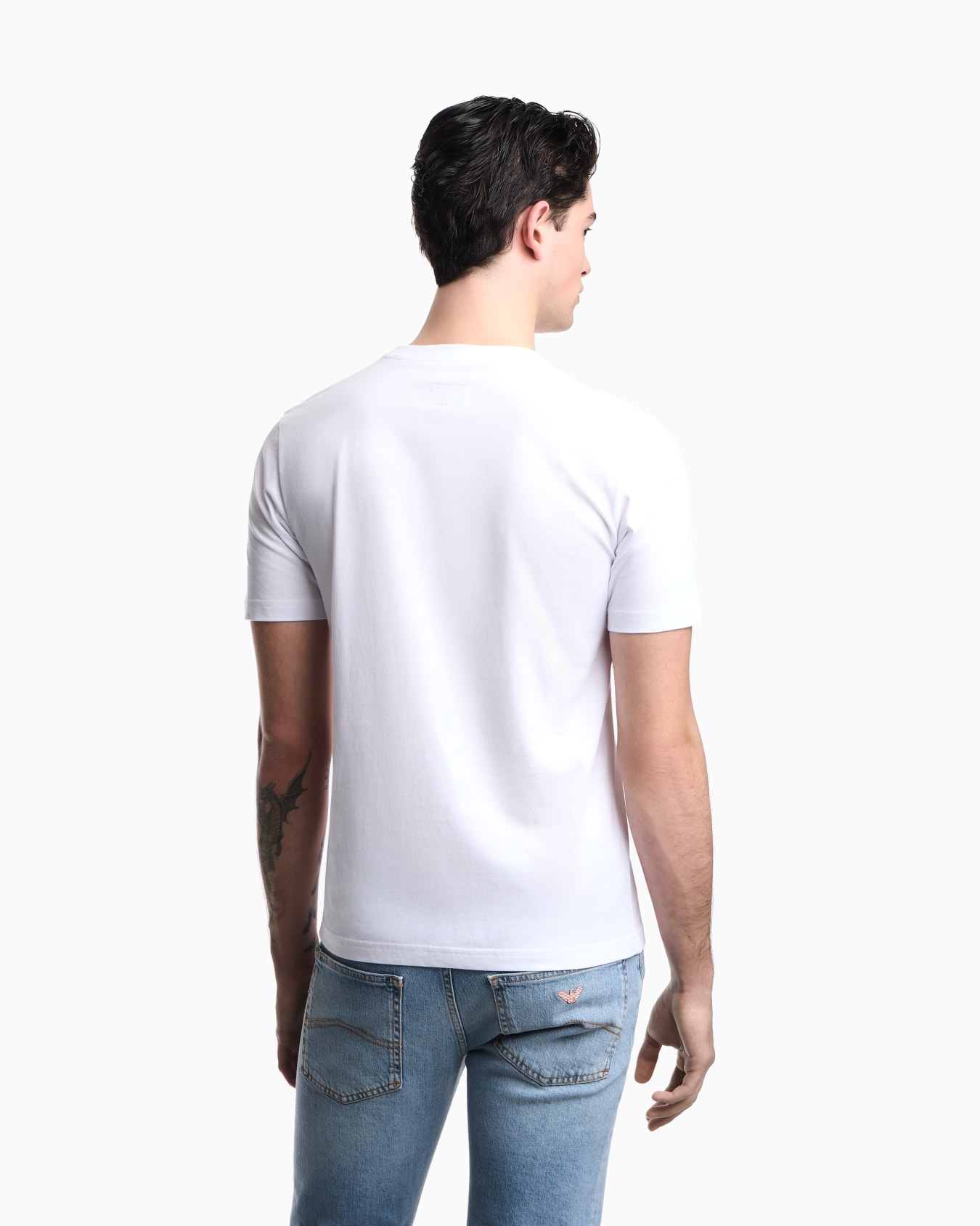 Armani Jeans print jersey T-shirt Slide 2