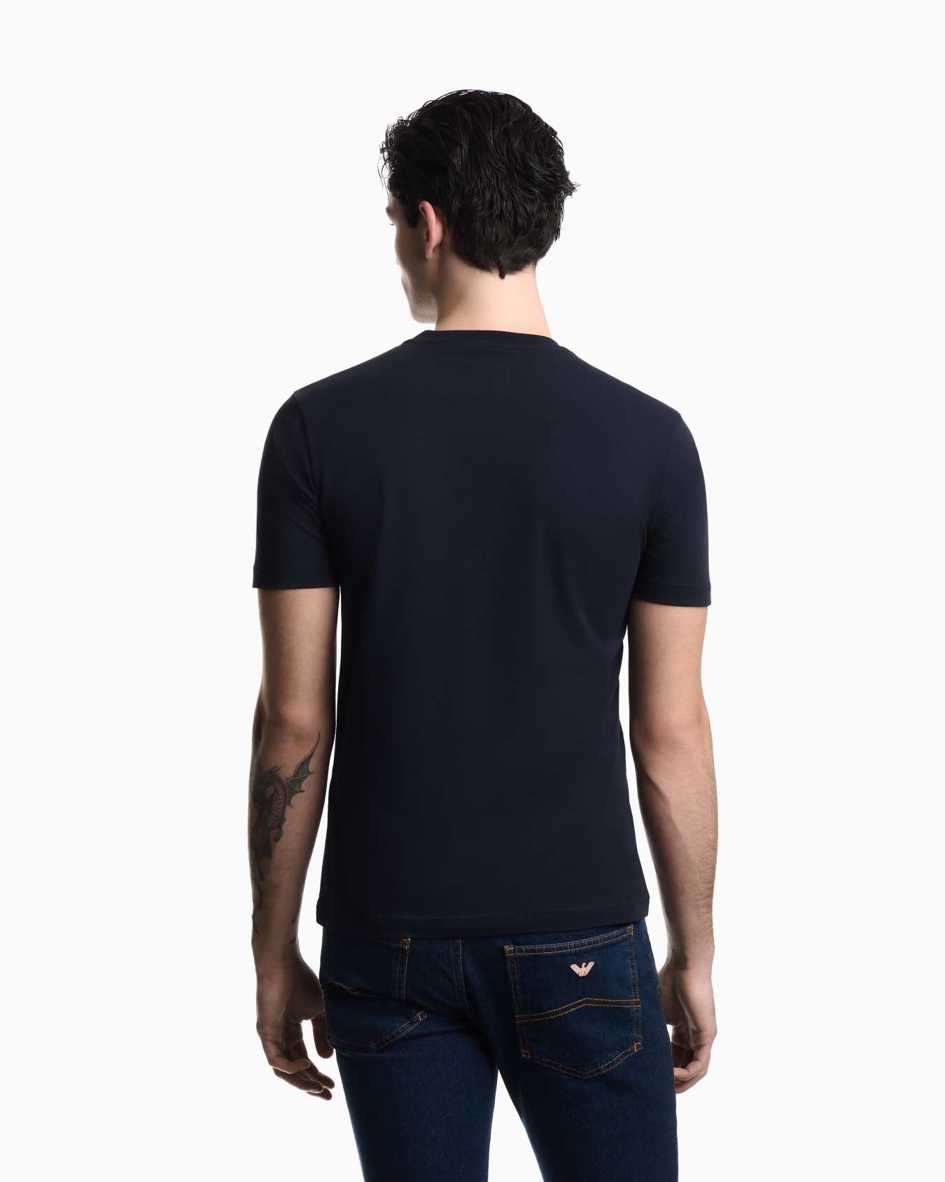 Armani Jeans print jersey T-shirt Slide 2