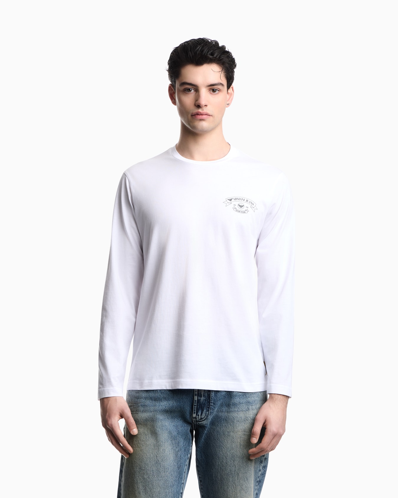 Maglia in jersey stampa Armani Jeans Slide 3