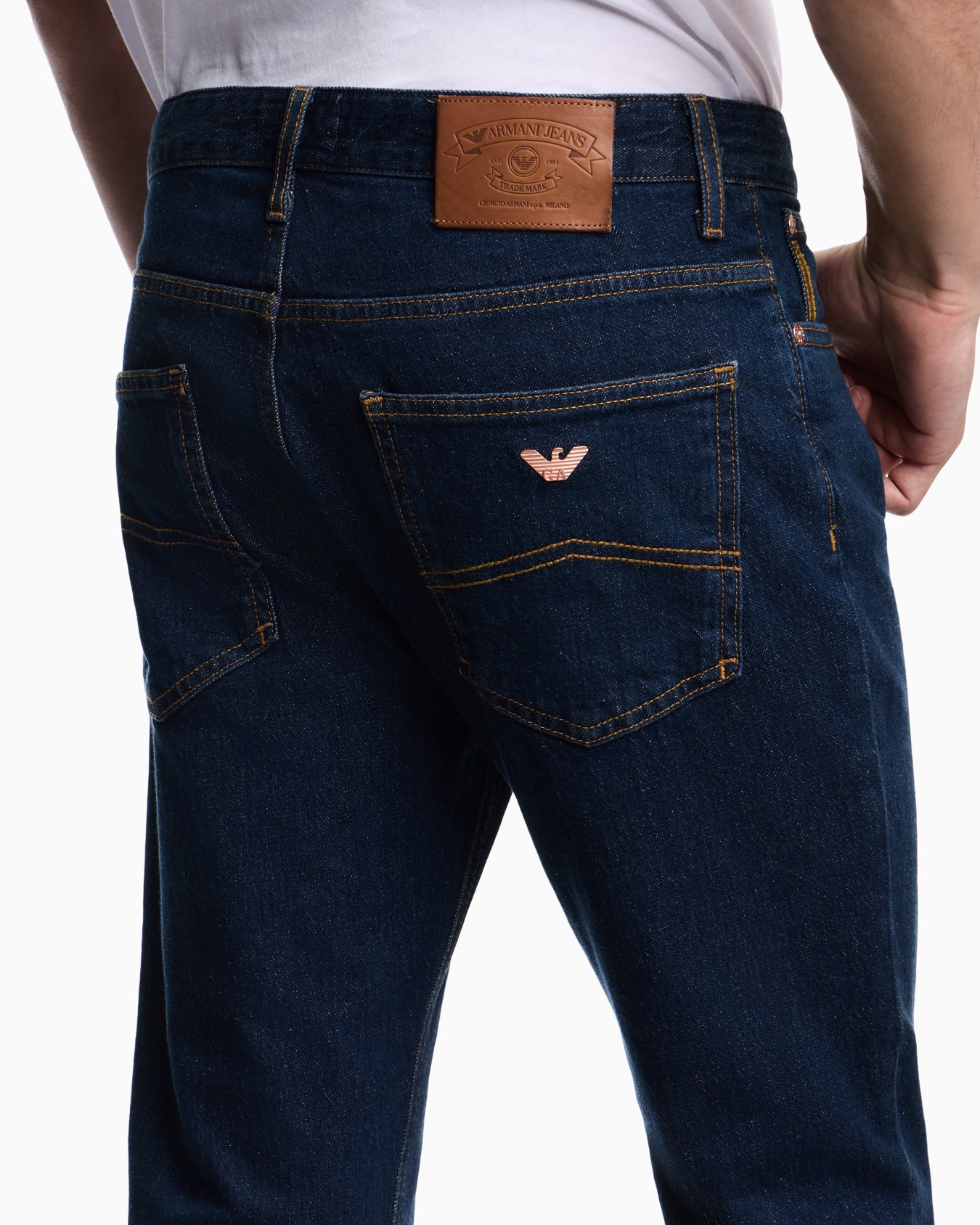 Jeans J06 slim fit in denim Armani Jeans Slide 6