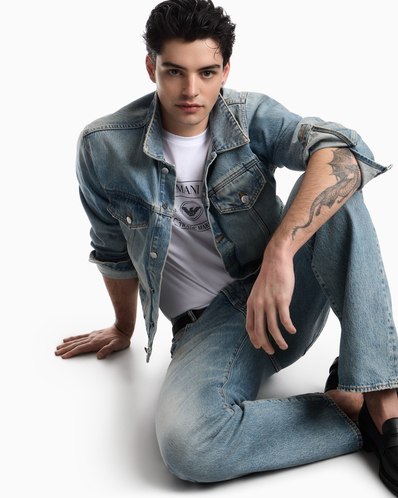 Giacca in denim Armani Jeans Slide 5