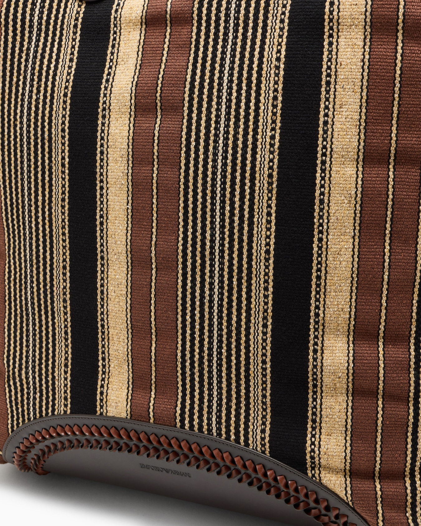 ショッパー ファブリック 縦ストライプ スライドする 4