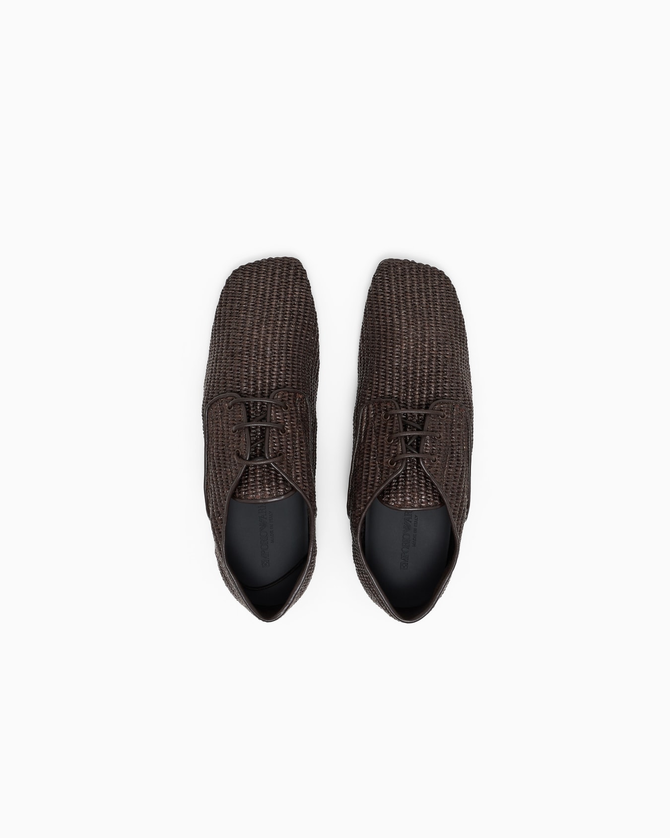 Lace-ups in woven raffia Slide 2