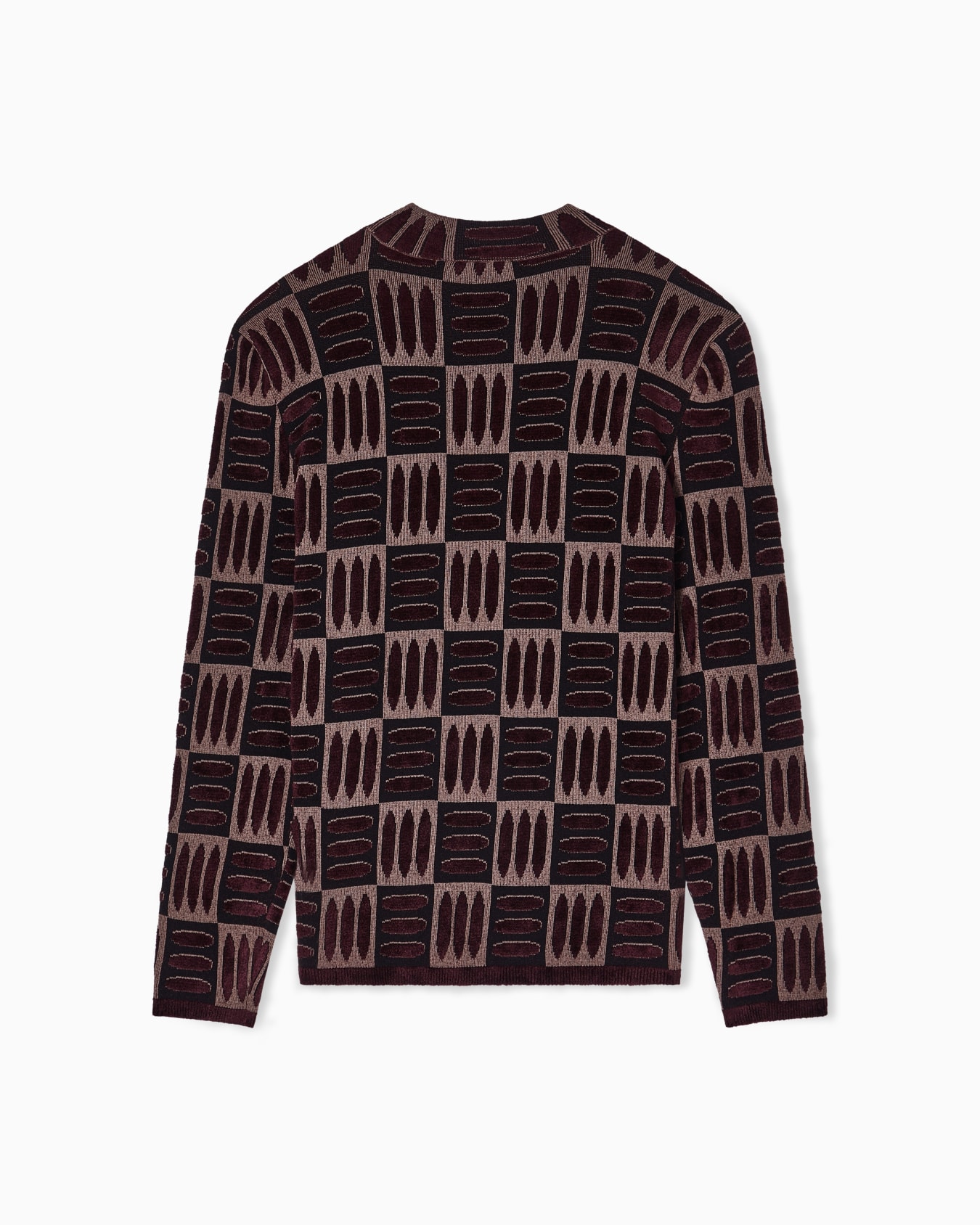 Jumper with chenille intarsia Slide 2