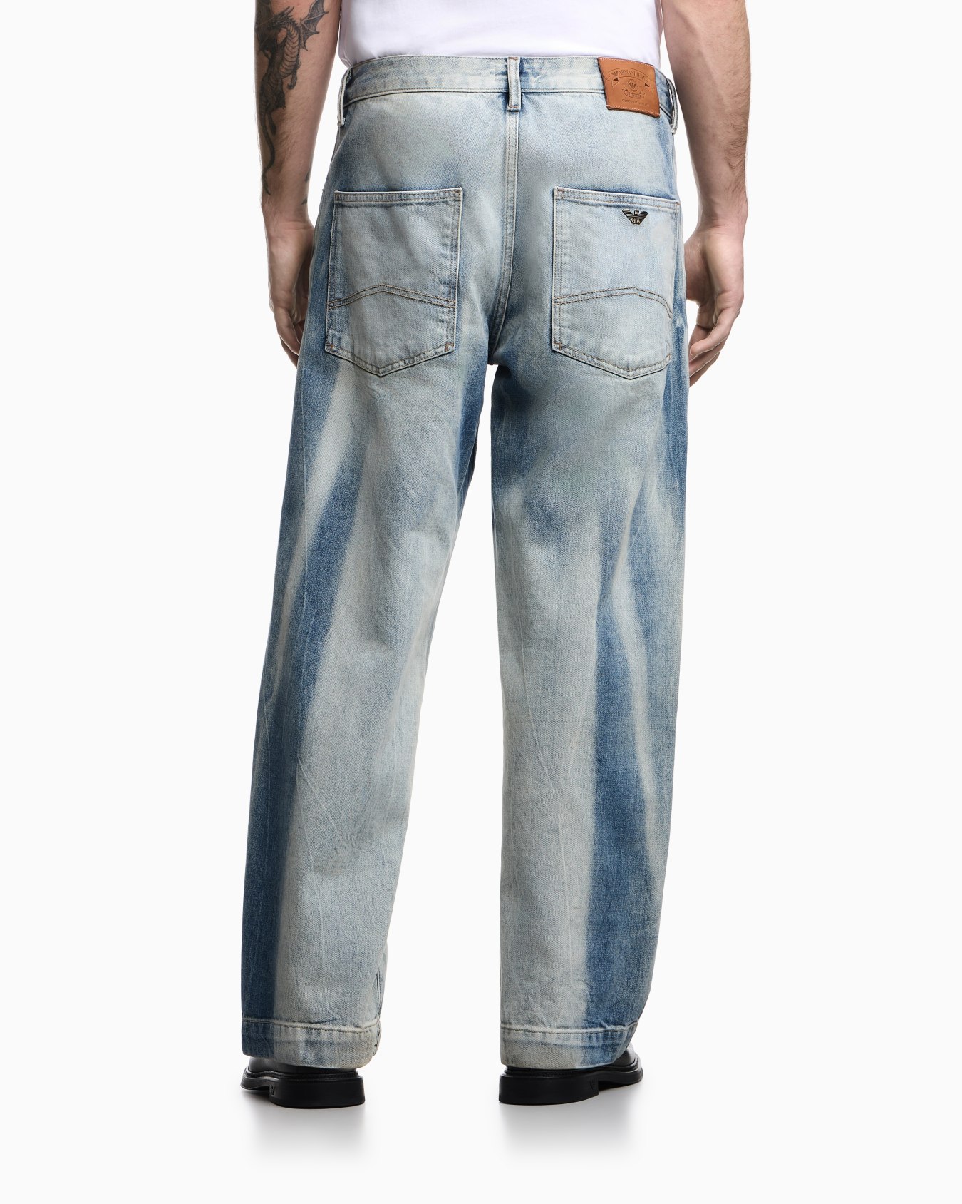 Armani Jeans wide-leg denim jeans Diapositiva 2