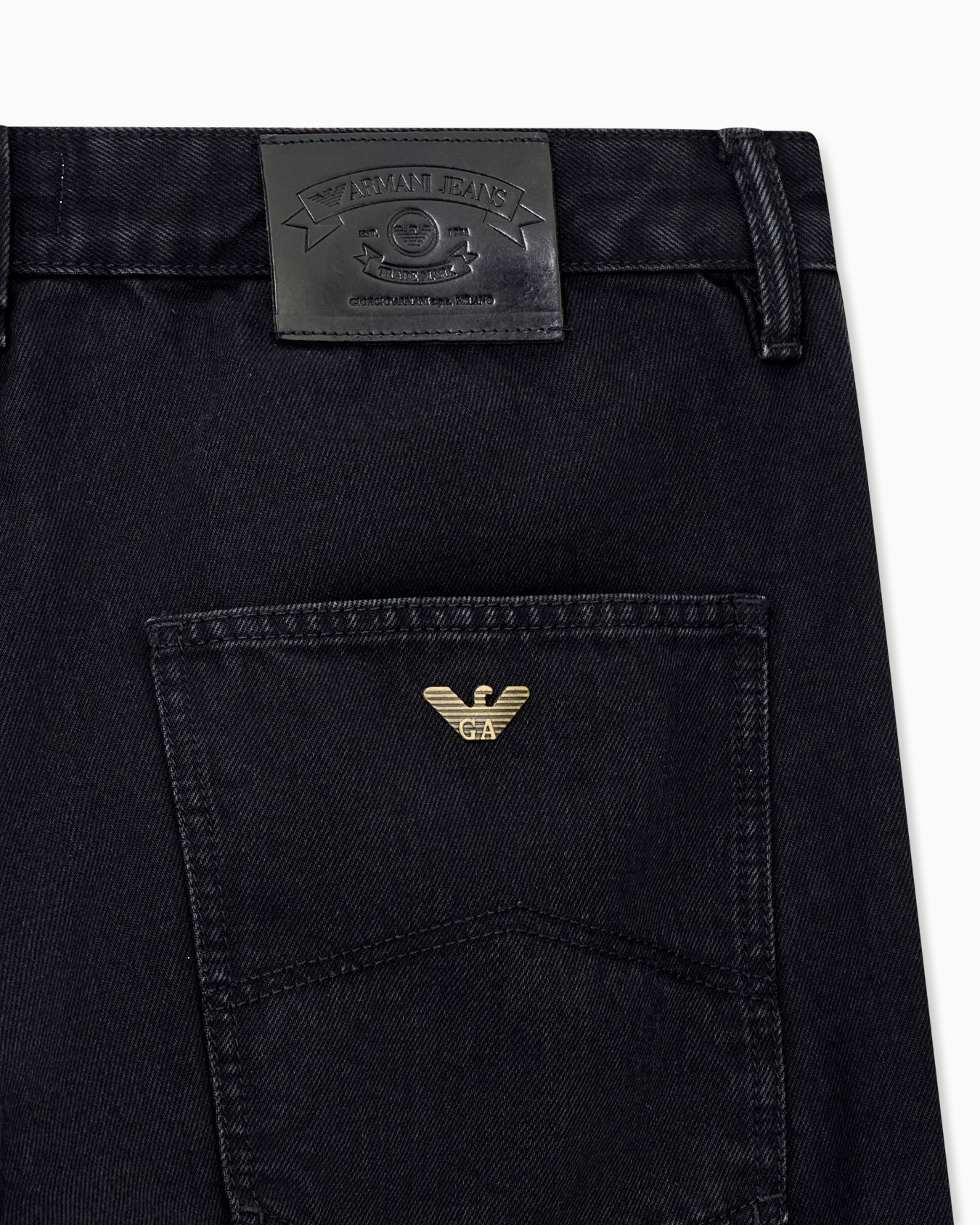 Wide-leg five-pocket jeans in light enzyme wash denim Slide 2