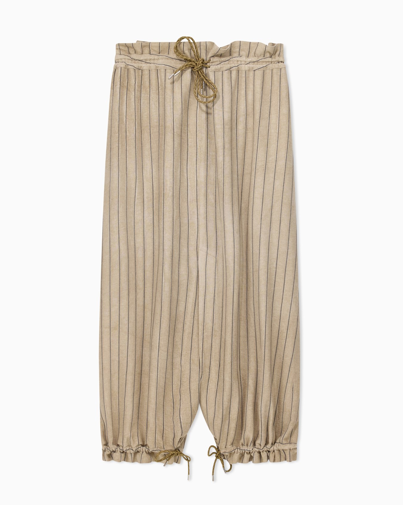 Pantaloni jodhpur in tessuto canneté tinto a freddo Slide 0