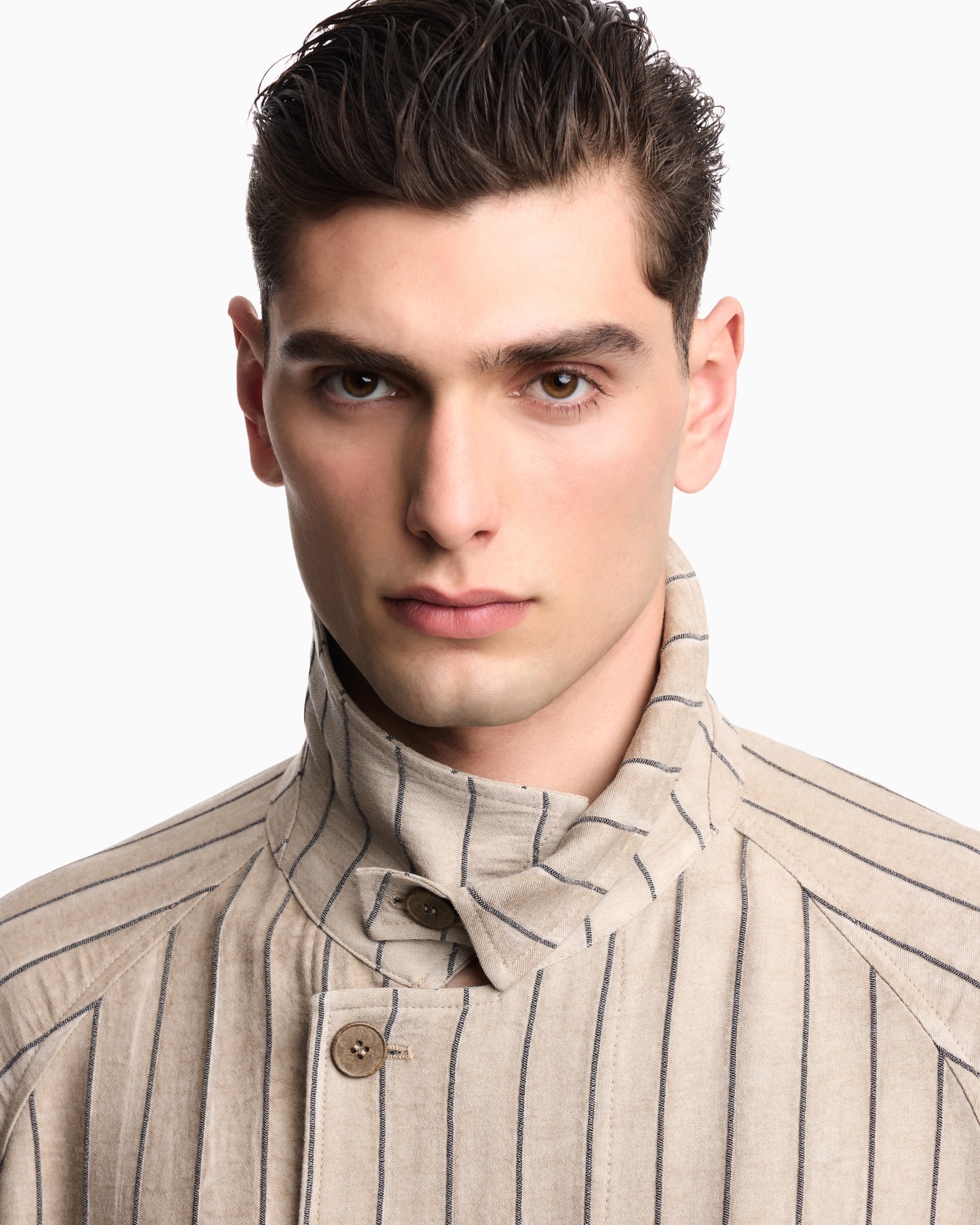 Blouson in tessuto canneté tinto a freddo Slide 4