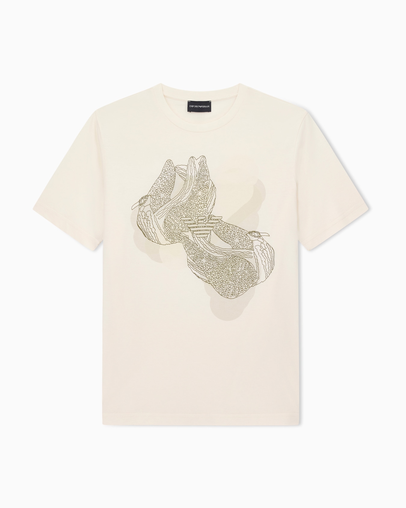 Essential cotton jersey crewneck T-shirt Slide 0