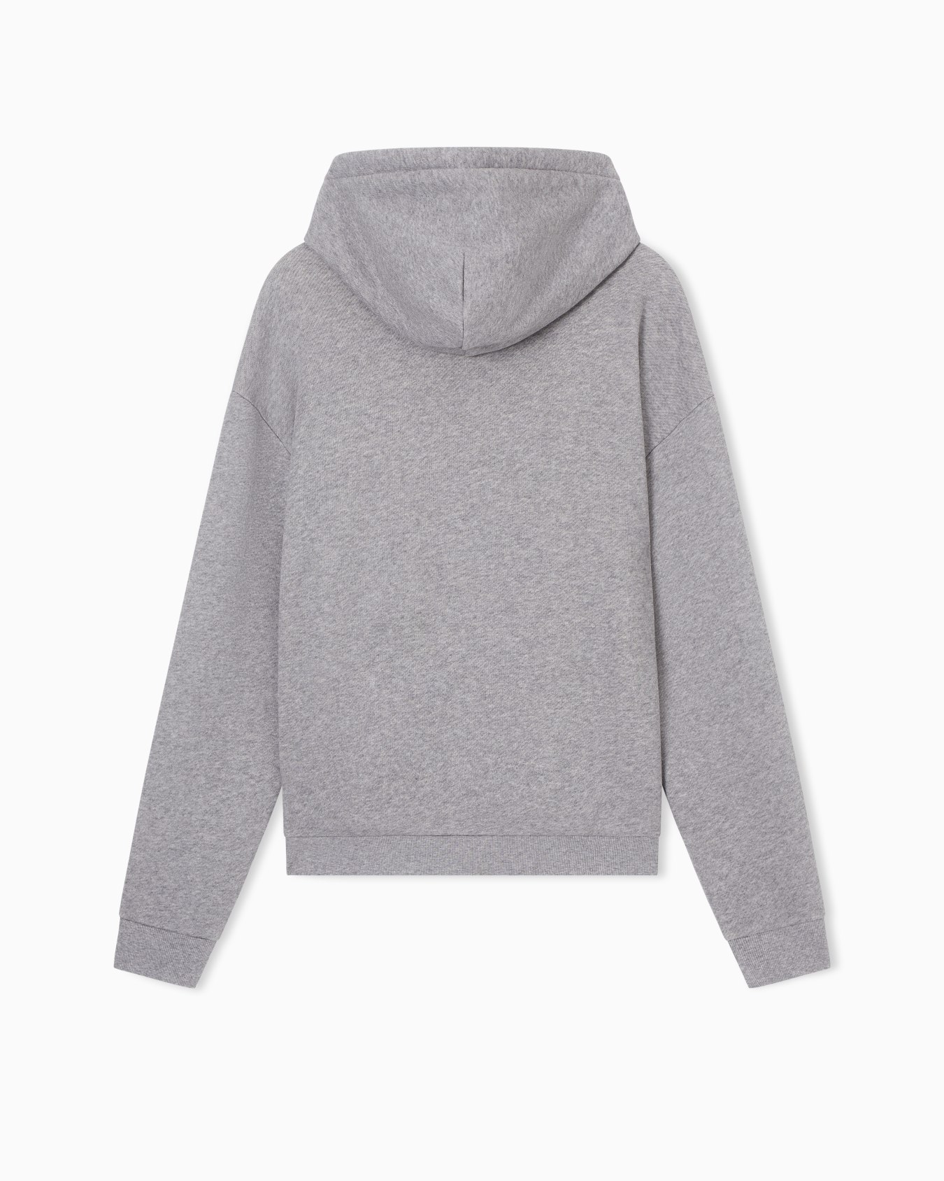 Soft touch jersey hoodie with flock logo Slide 3