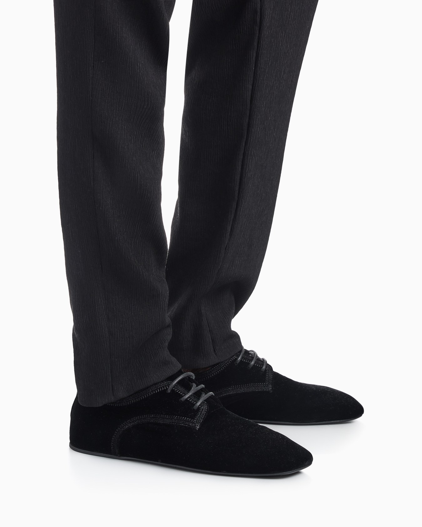 Velvet lace-ups Slide 6
