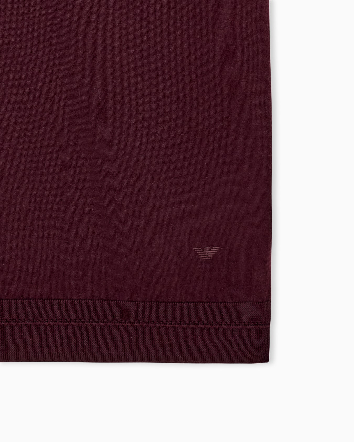 Polo shirt in virgin wool and silk knit with short sleeves Slide 2