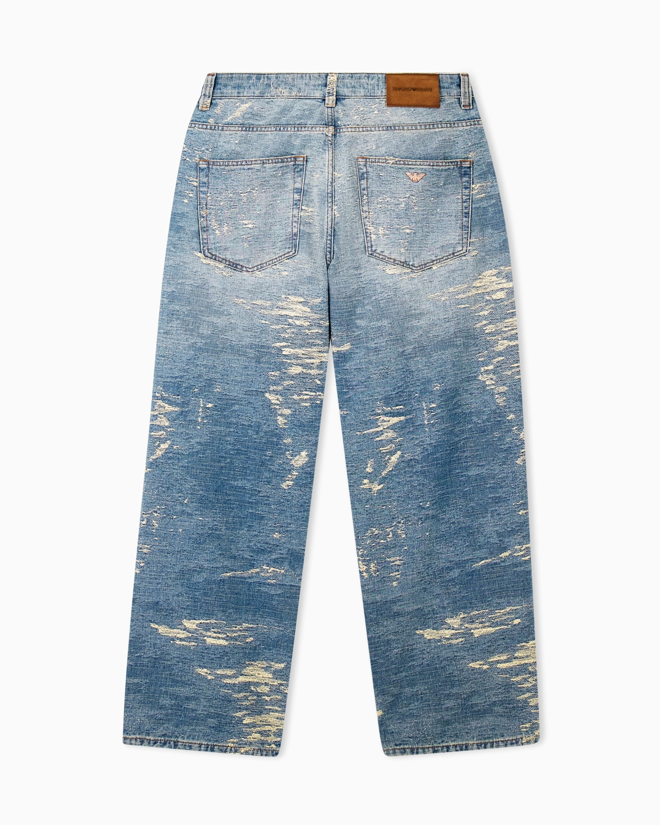 5-pocket pants denim with a distressed stone washed effect Slide 2