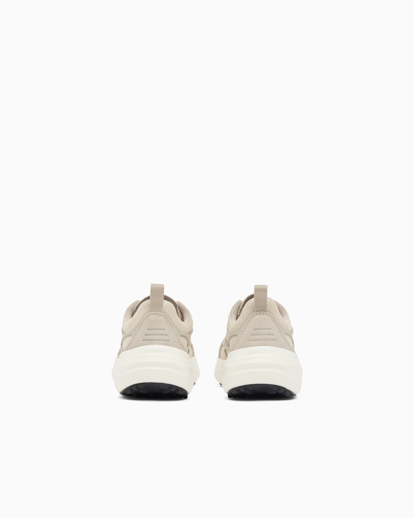 Sneakers in mesh and suede with a pull tab and chunky sole Slide 3