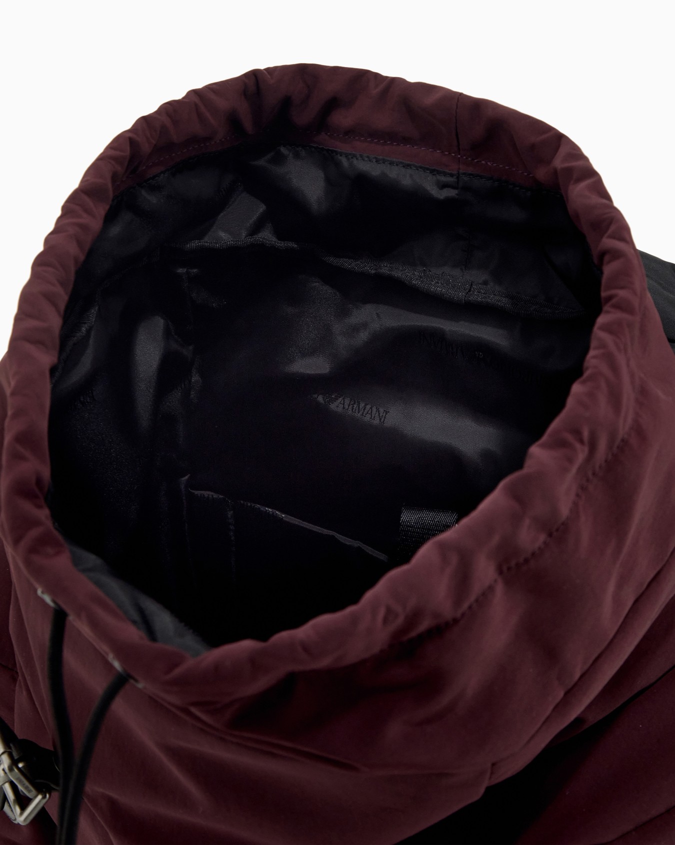Backpack with side pockets and a top flap with metal buckles Slide 3