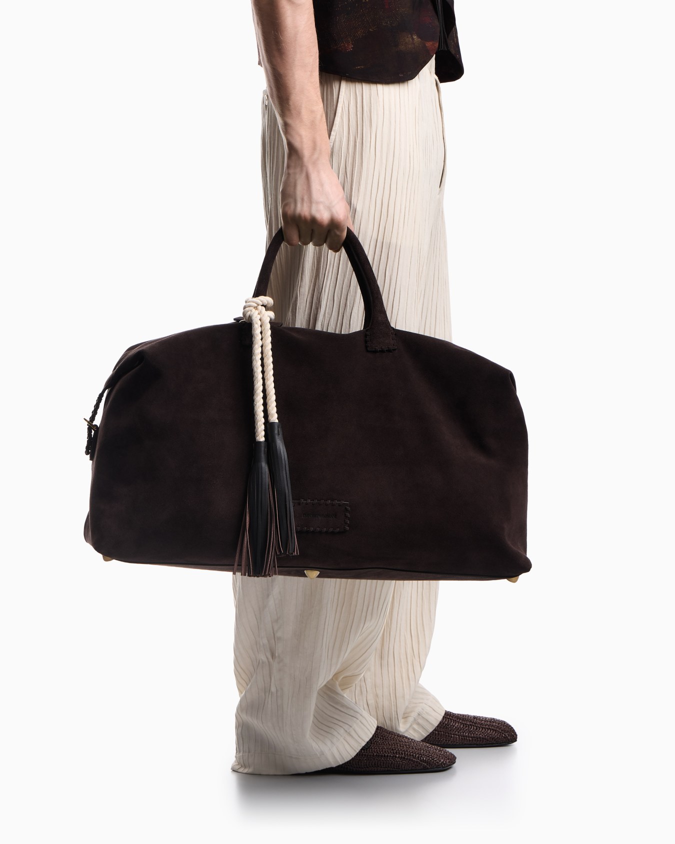 ダッフルバッグ スエード スライドする 6