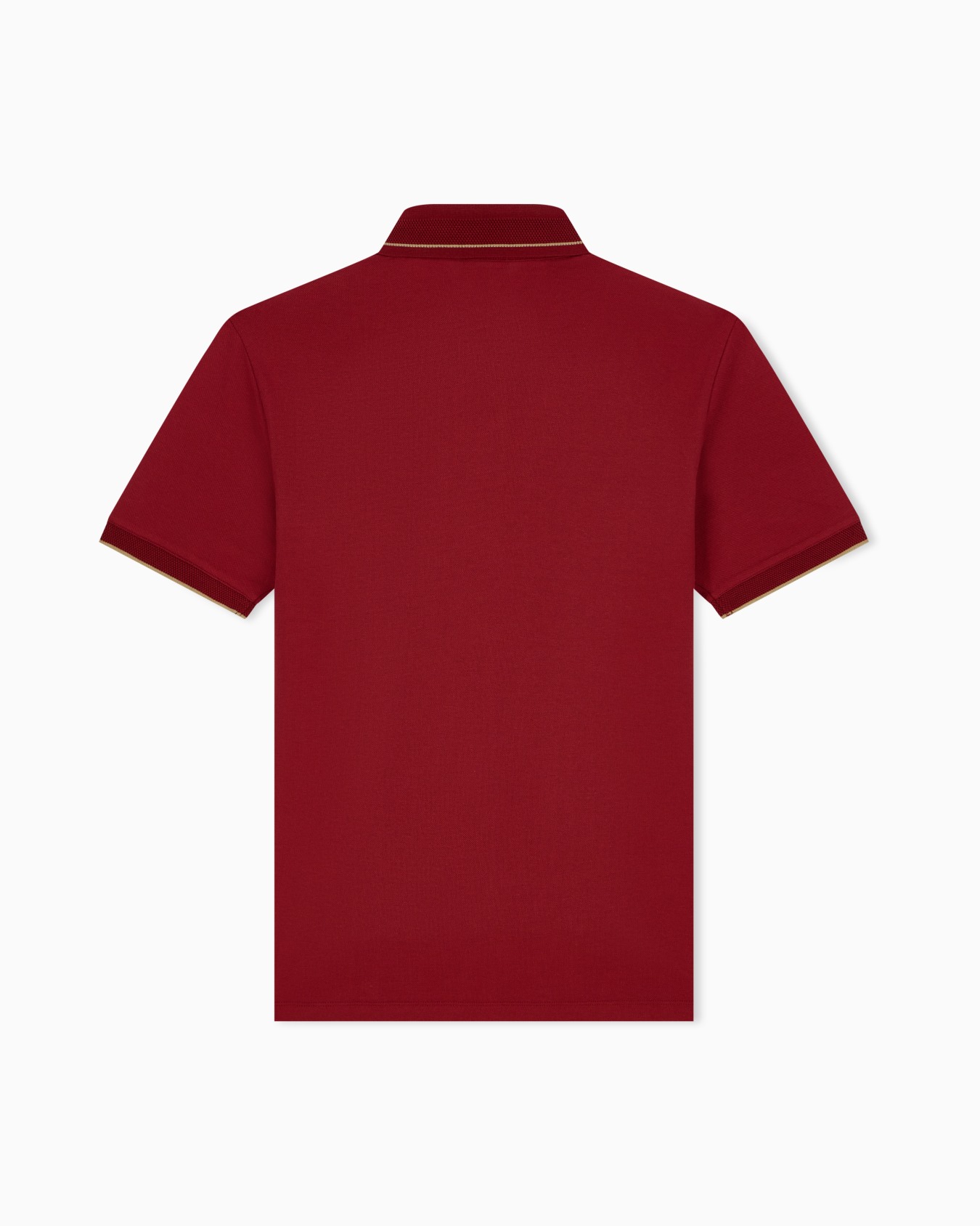 Polo shirt with regular fit in cotton pique Slide 2