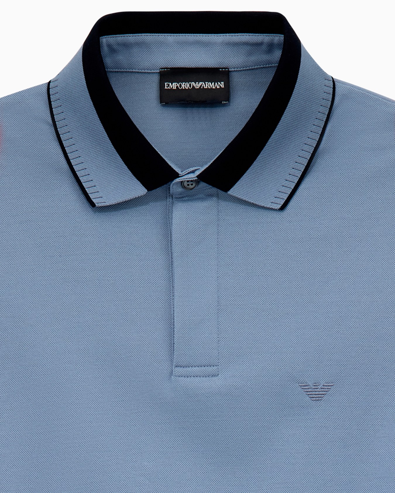 Polo shirt with regular fit in cotton pique Slide 2
