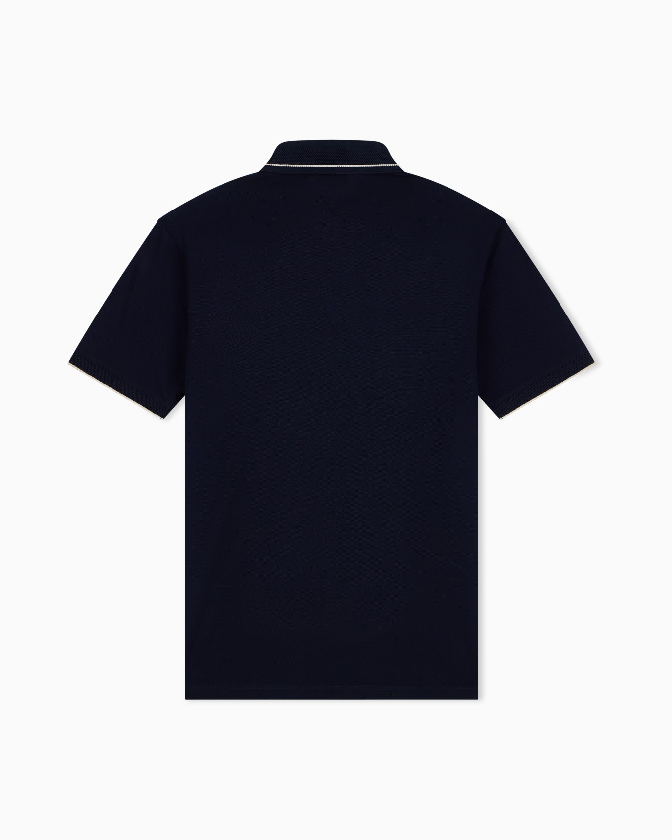 Polo shirt with regular fit in cotton pique Slide 1
