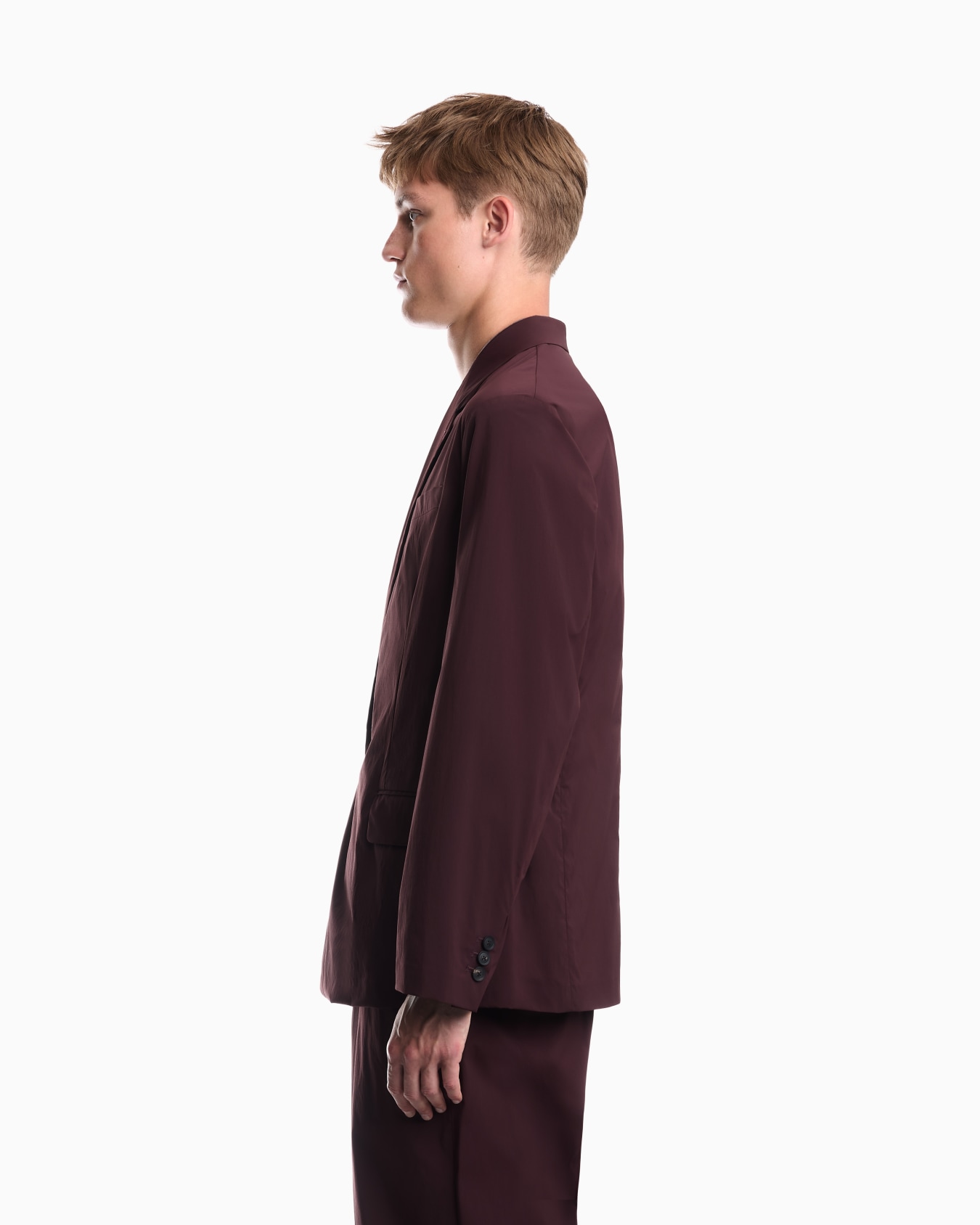 Regular fit blazer in stretch fabric Slide 7